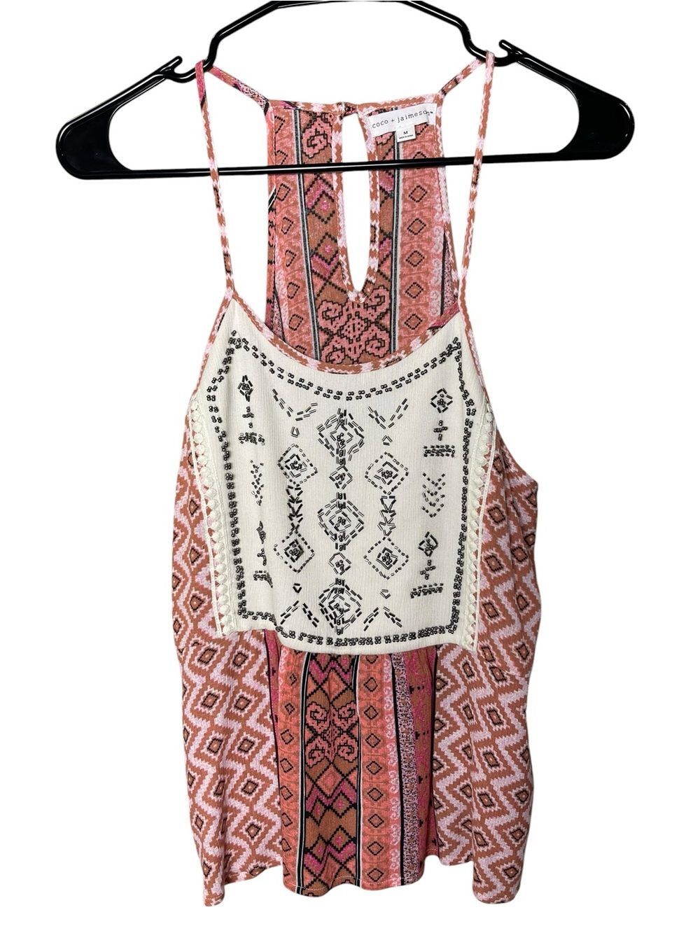 Coco + Jaimeson printed tank top Medium